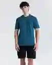 Camiseta Hombre Verde Talla S 849G001_VER194820 Americanino