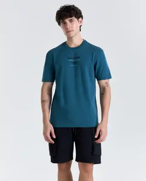 Camiseta Hombre Verde Talla S 849G001_VER194820 Americanino