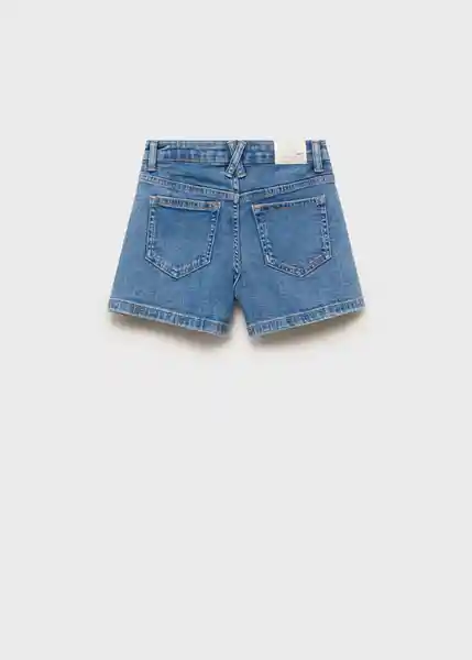 Short Daphne Tejano Medio Talla 12 Niñas Mango