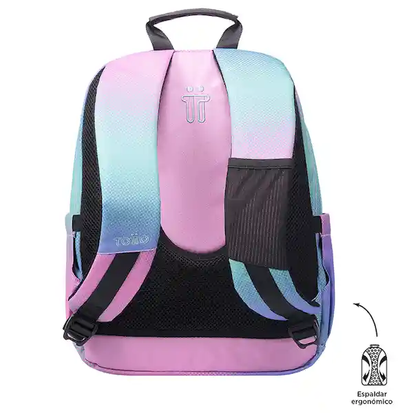 Morral Gommas Glitter Color Verde / Rosa 3DZ Totto