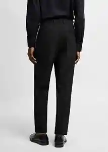 Pantalón Boston Negro Talla 46 Hombre Mango