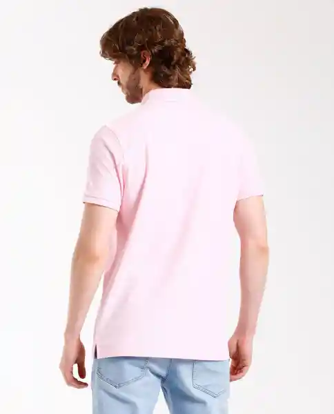 Camisa Polo Rosado Claro Talla L Rifle190e000