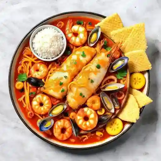 Cazuela de Mariscos Gratinada