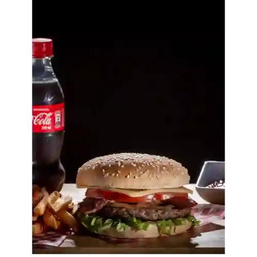 Hamburguesa Sencillo en Combo