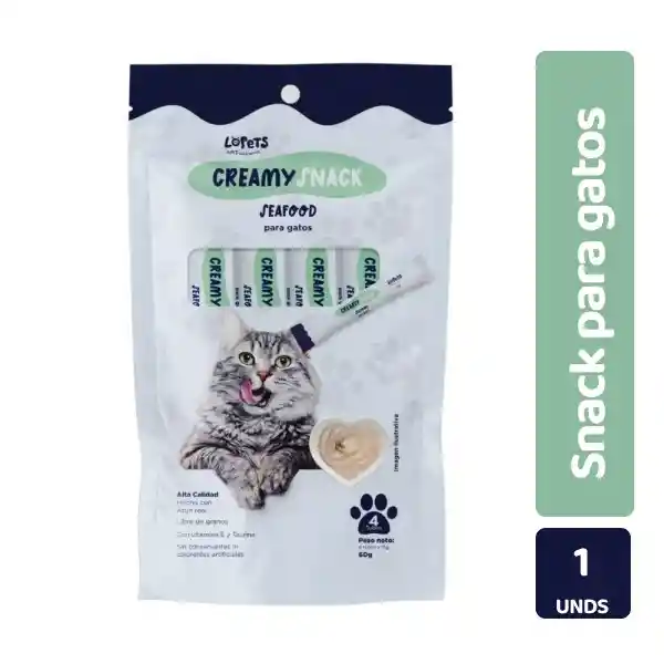 Lopets Snack Cremosos Para Gatos