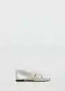 Zapatos Fish Beige Talla 41 Mujer Mango