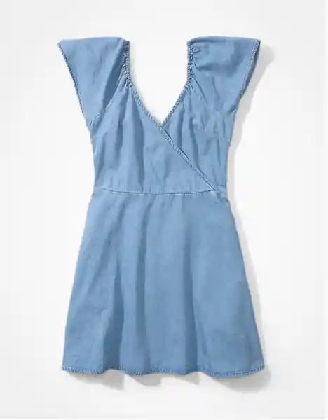 Vestido Mujer Azul Talla X-SMALL 400381109468 American Eagle