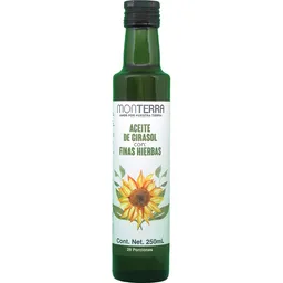 Monterra Aceite Girasol Finas Hiervas