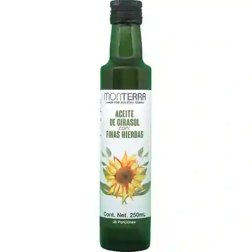 Monterra Aceite Girasol Finas Hiervas