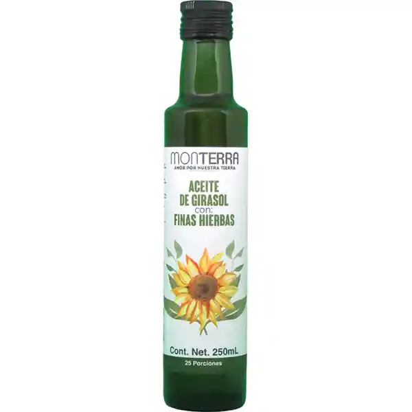 Monterra Aceite Girasol Finas Hiervas