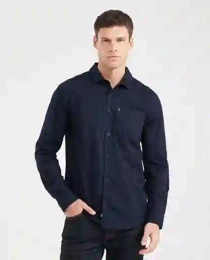 Camiseta Carbón Pocket Azul Dark Ultra Oscuro M Chevignon