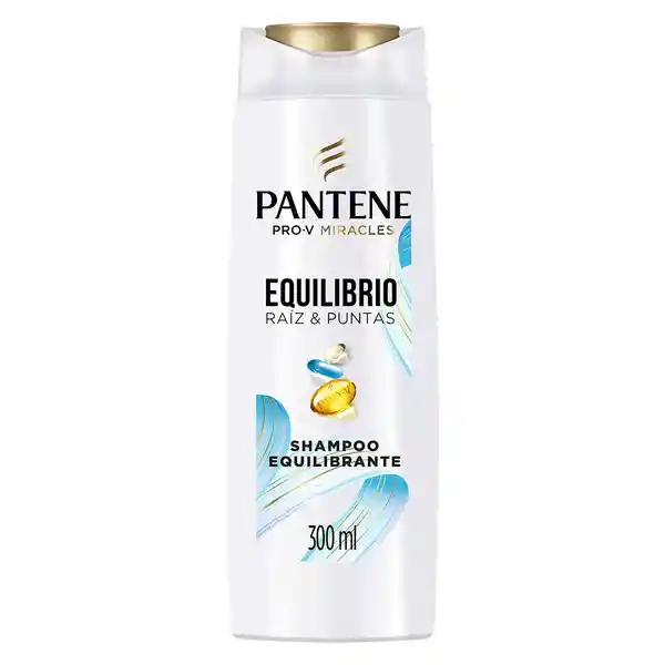 Shampoo Pantene Pro-V Miracles Equilibrio Raiz y Puntas Equilibrante Champu 300 ml