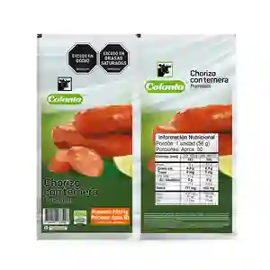 Chorizo Con Ternera Colanta x 2.813 g x 50 U