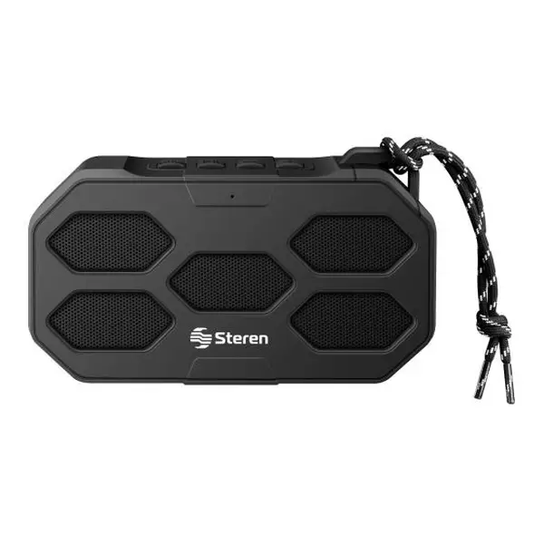 Steren Mini Bocina Bluetooth Con Mp3 Radio y Auxiliar 3.5 mm