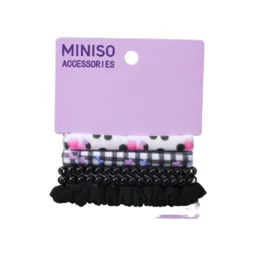 Set de Ligas Para Cabello Flores Serie Miniso