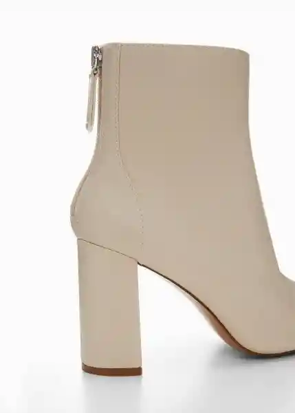 Botines es Giana Beige Talla 41 Mujer Mango