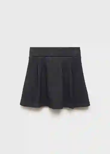 Falda Tab Gris Oscuro Vigore Talla 06 Niña Mango