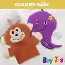 Beybies Guante Esponja Baño Bebé Pulpo