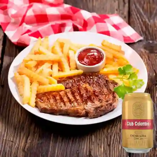 Combo A la Parrilla + Club col. Dorada Lta 330ml