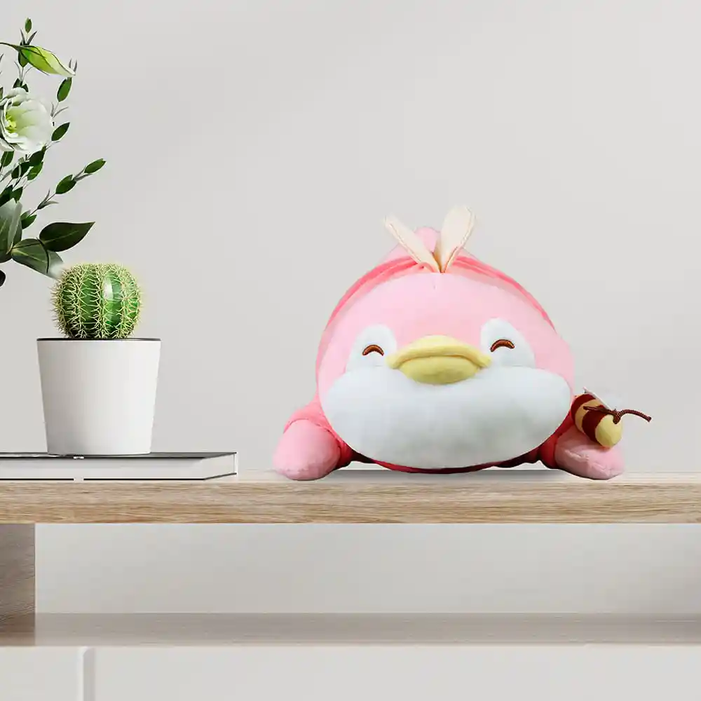 Peluche Pen Pen Rosa Con Disfraz de Abeja San Valentín Miniso