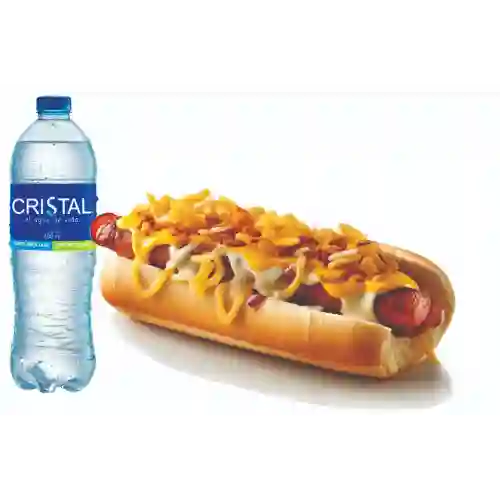 Perro Caliente + Agua