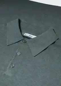 Camiseta Polo Tens Musgo Talla XL Hombre Mango