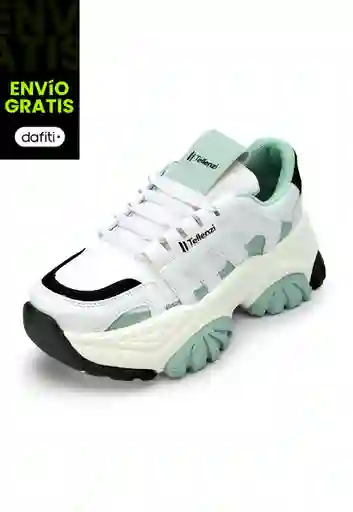 Tenis Dama Blanco Talla 35 5017 Tellenzi