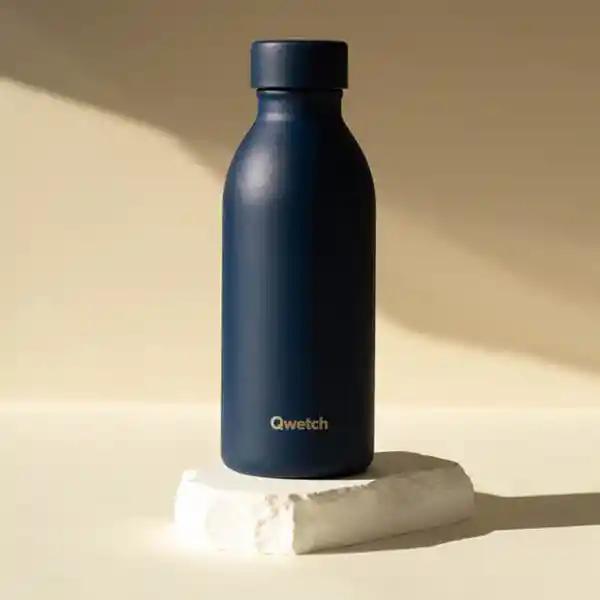 Qwetch Botella Isotérmica Icon Azul Mate 500 mL