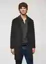 Abrigo Dalan Gris Talla L Hombre Mango