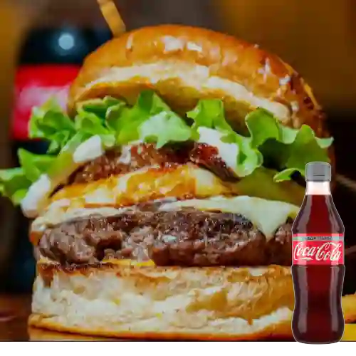 Combo Hamburguesa Clasicc +Cocacola Light 250ml