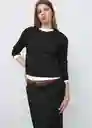 Jersey Lucca Negro Talla M Mujer Mango