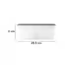 Organizador Almacenamiento Serie Silver Gray Gris Oscuro Miniso