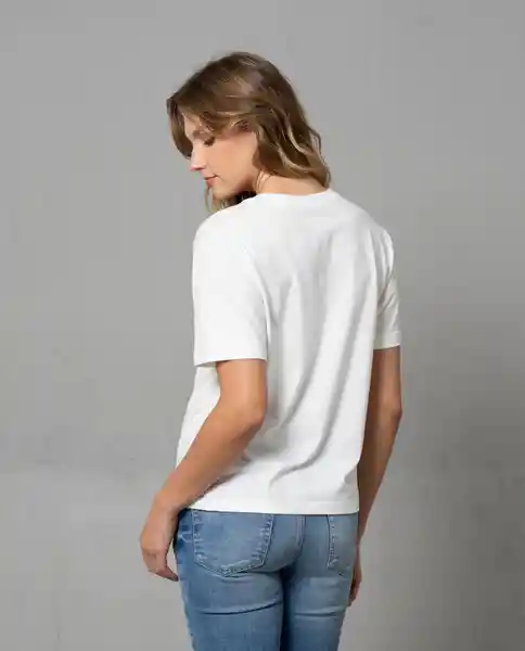 Camiseta Mujer Crudo Talla L 200G000 Rifle