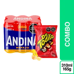 Combo Andina Refajo + Detodito Snack Bbq