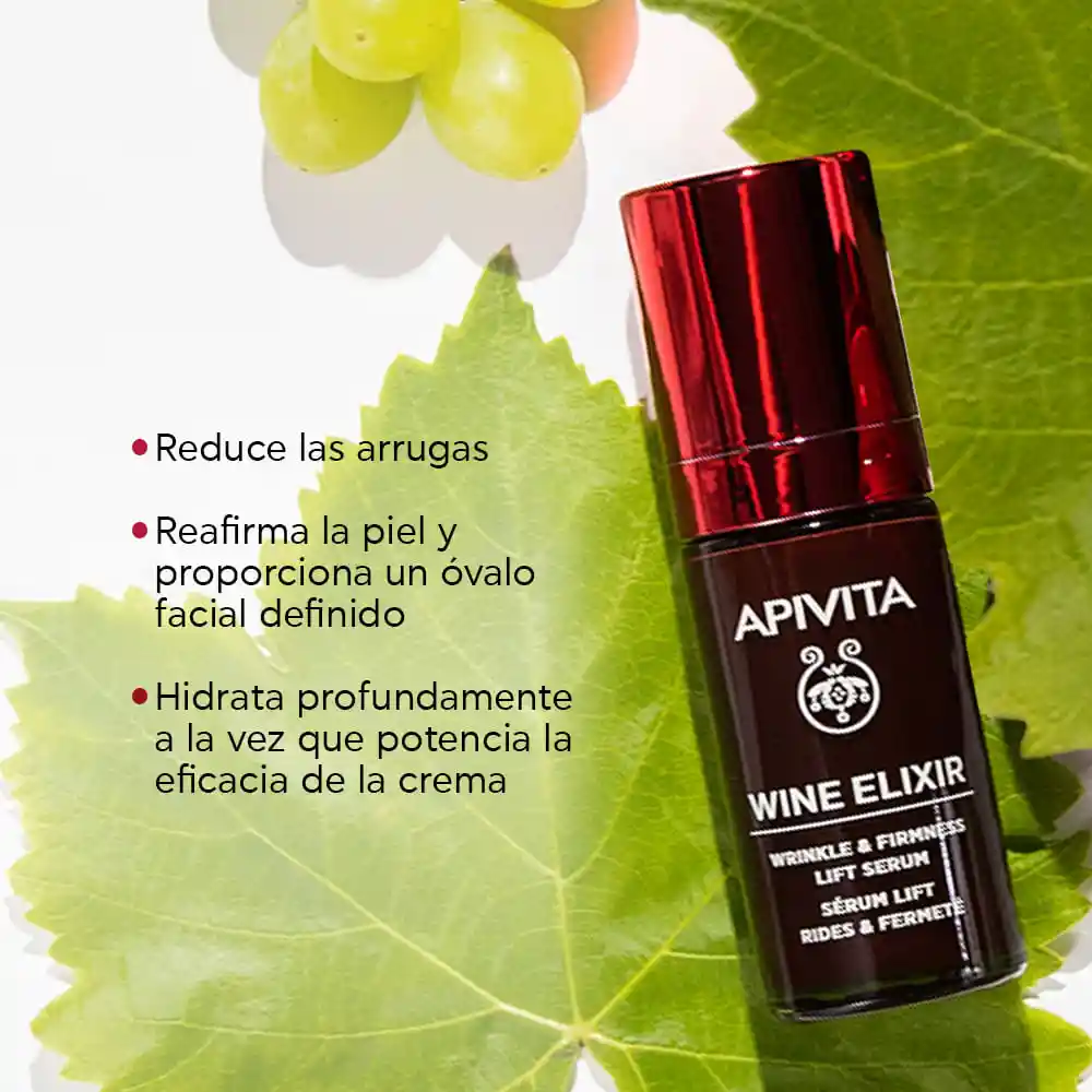 Apivita Sérum Facial Wine Wlixir Anti-Wrinkle