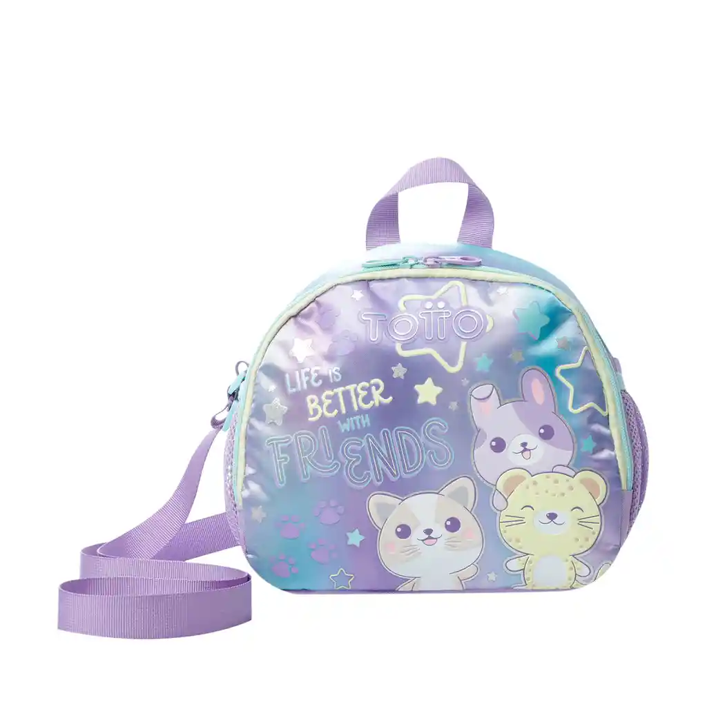 Lonchera Con Aislamiento Térmico Friends Morado