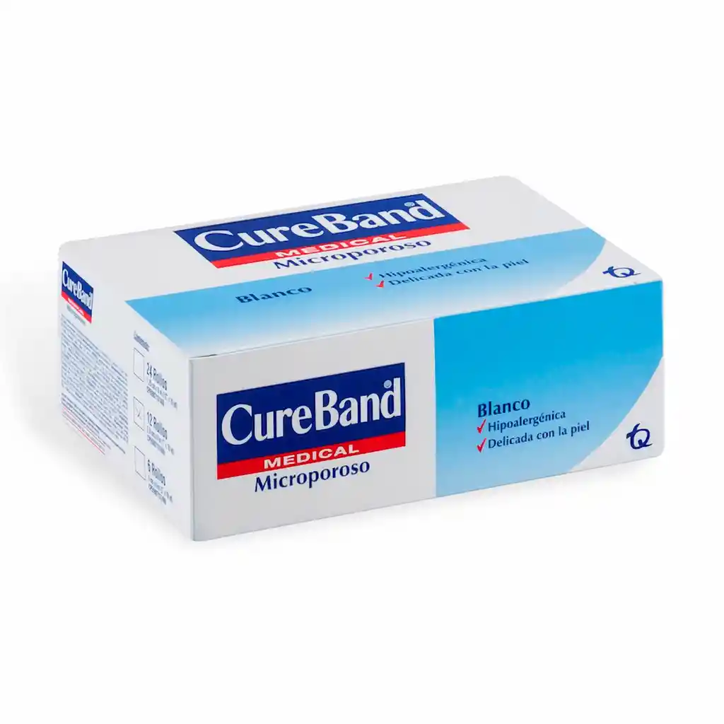 Medical Cureband Micropore Blanco Bolsa