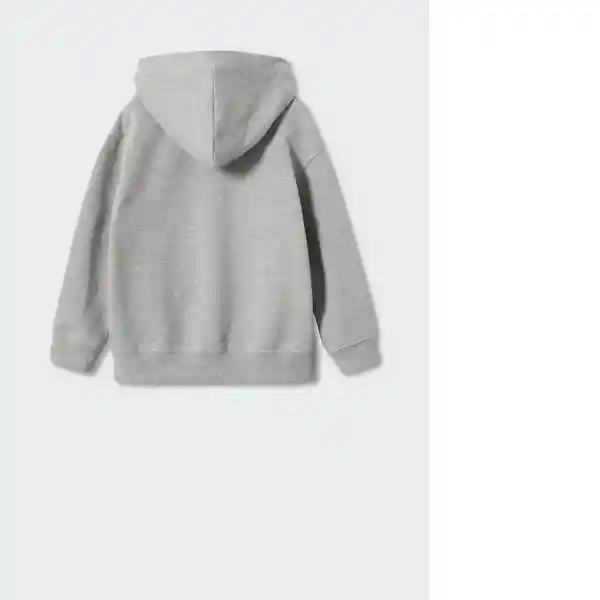 Sudadera Francia3 Gris Medio Vigore Talla 08 Niños Mango