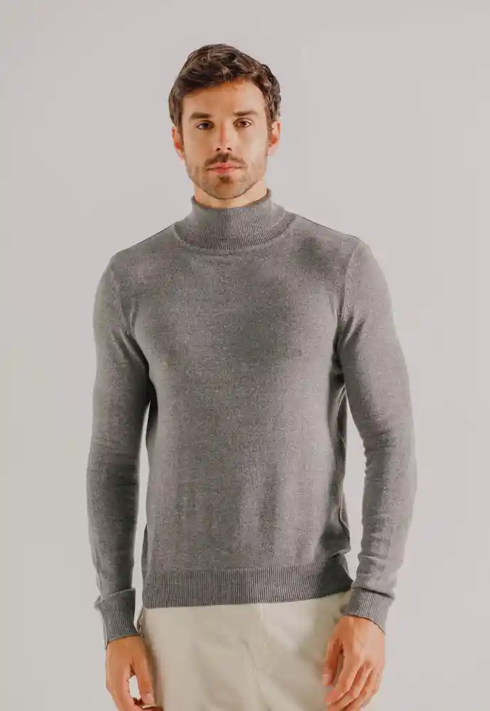 Sueter Cuello Alto S-gris