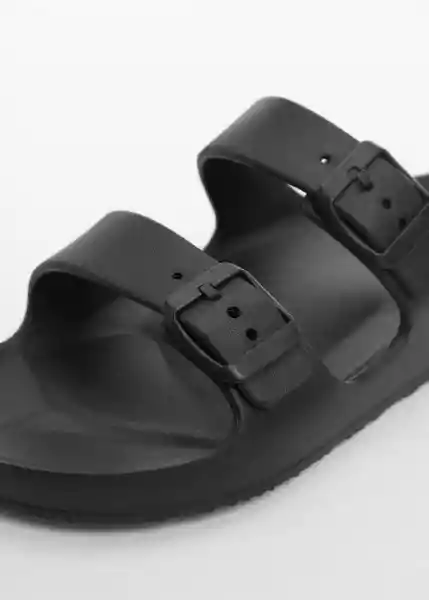 Chanclas Pautn Negro Talla 39 Niña Mango