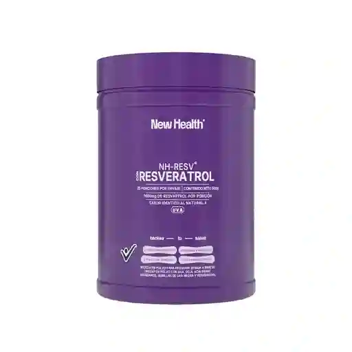 Nh-resv Resveratrol Sabor Uva New Health Pote