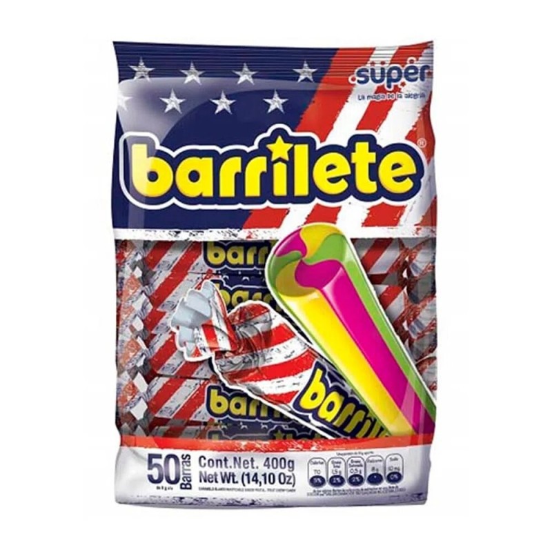 Barrilete Barra de Caramelo 400 g