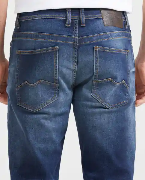 Jean Slim Fit Famous Azul Dark Ultra Oscuro 30 / 32 Chevignon