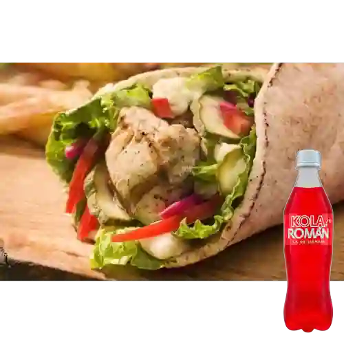 Combo Shawarma Chicken + Kola Roman 350 ml