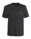 Camiseta Básica U M/c Negro Talla L Hombre Chevignon