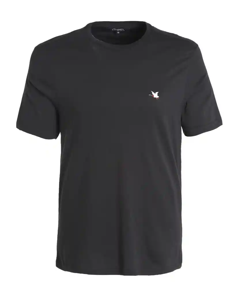 Camiseta Básica U M/c Negro Talla L Hombre Chevignon