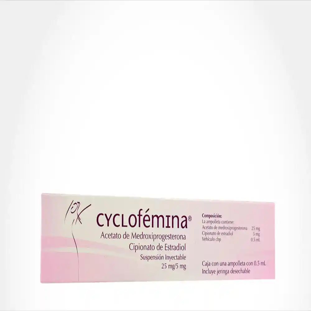 Cyclofémina Suspensión Inyectable (25 mg / 5 mg)