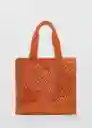 Bolso G Sofi Naranja Talla 99 Mujer Mango