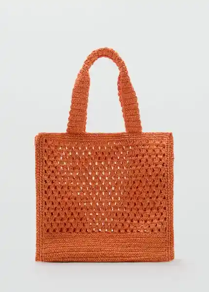 Bolso G Sofi Naranja Talla 99 Mujer Mango