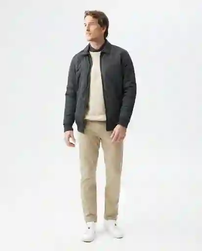 Pantalon Khakis Portland Beige Bosque Medio Talla 38 Hombre Chevignon